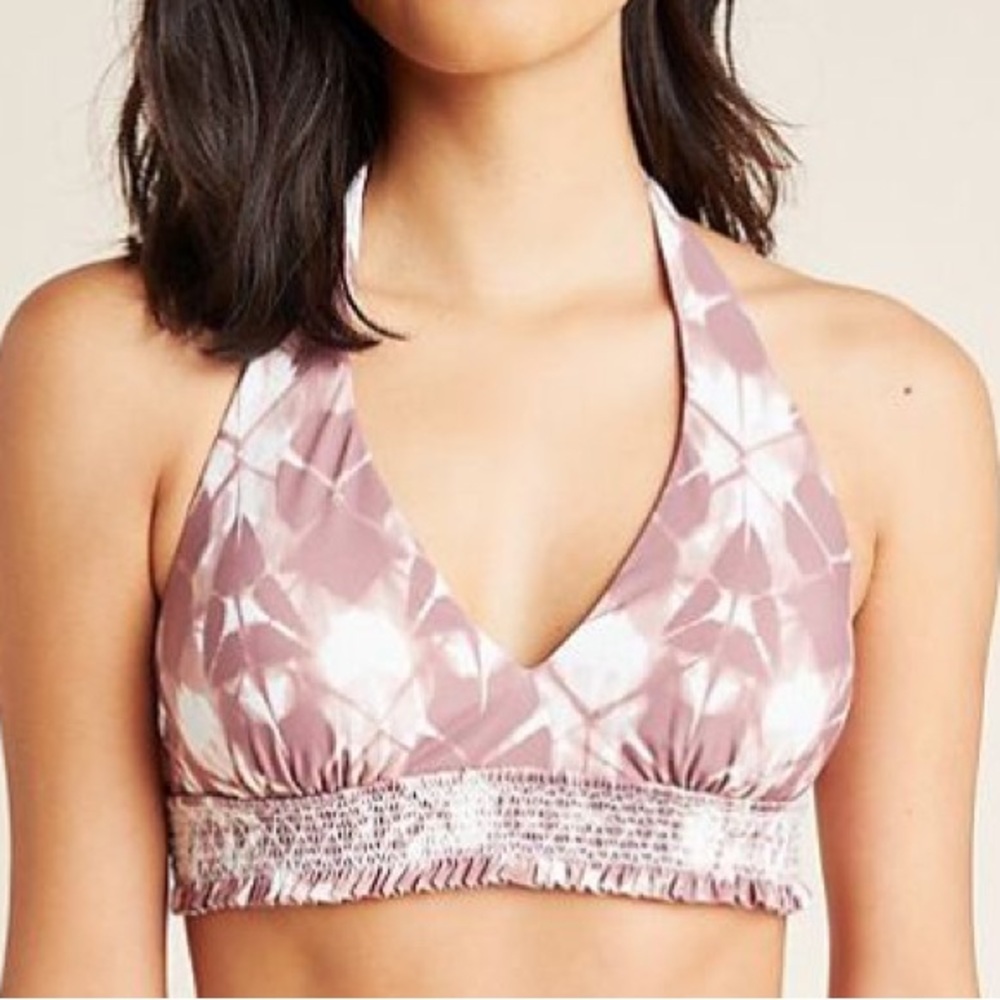 Anthropologie Bella Halter Bikini Top XL